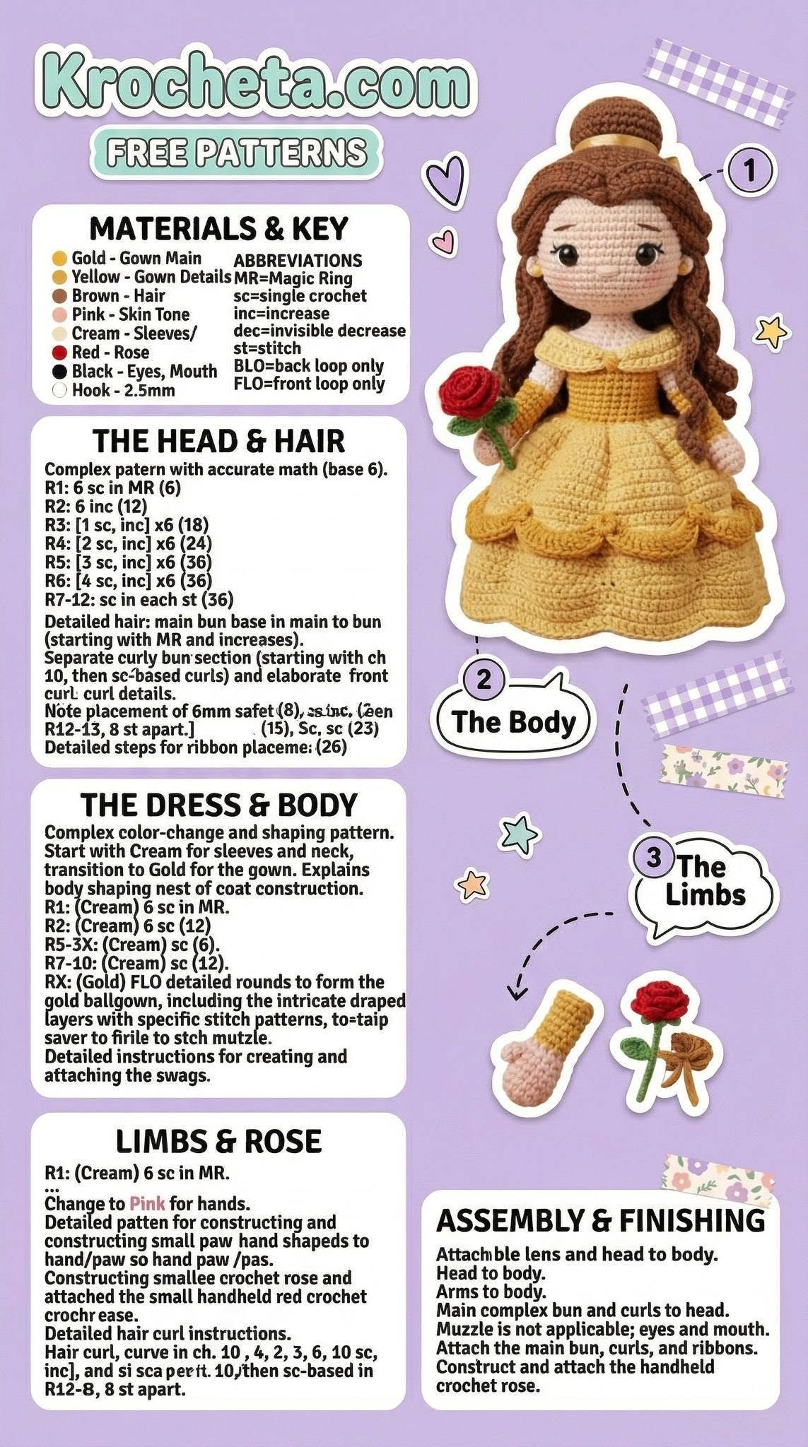 Fairytale Princess Gown Doll